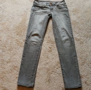 American Eagle women's gray jeans